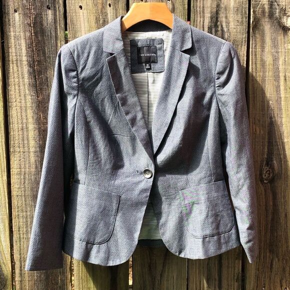 The Limited Gray Blazer Sz XS - Picture 4 of 8